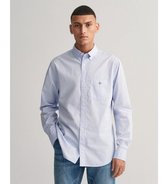 Gant Casual Overhemd Poplin Lichtblauw - Maat L - Heren - Overhemden Casual