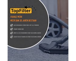 Lang en flexibel stofzuigerslang mondstuk TopFilter