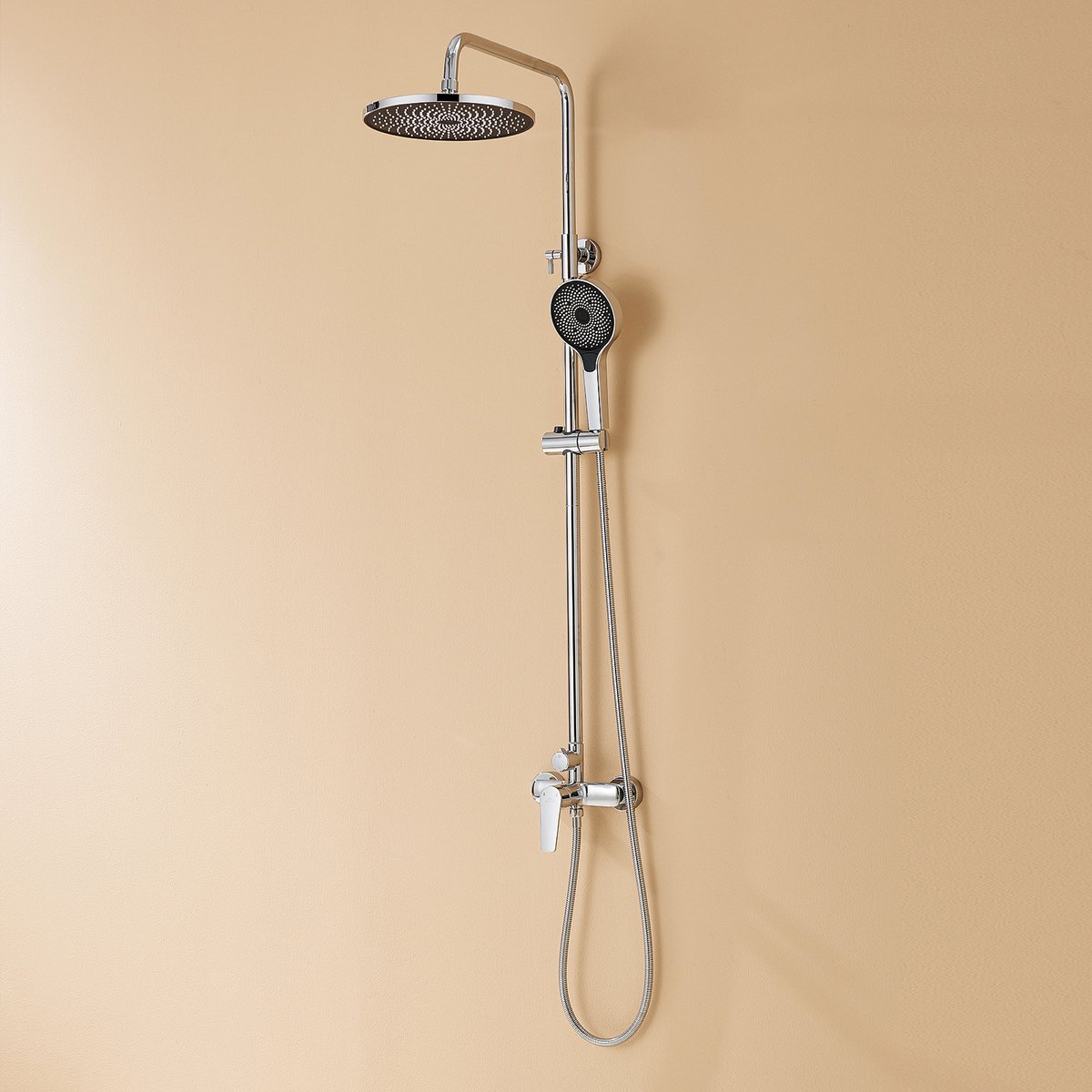 Auralum® Metalen Bed 90x200 cm - Met Hoofd- & Voeteneinde - Extra Stevig - Grote Opbergruimte - Eenvoudig te Monteren - Lattenbodem - Zwart