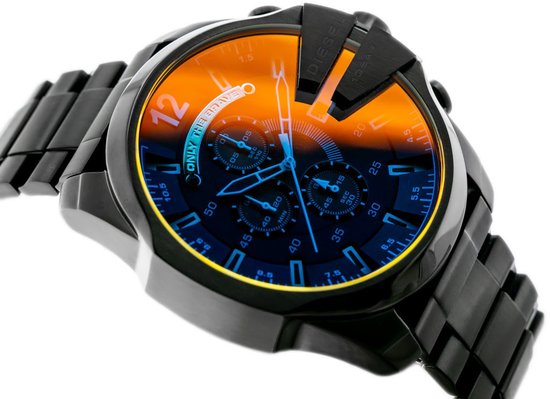 Diesel Mega Chief DZ4318 Herenhorloge 51 mm - Zwart