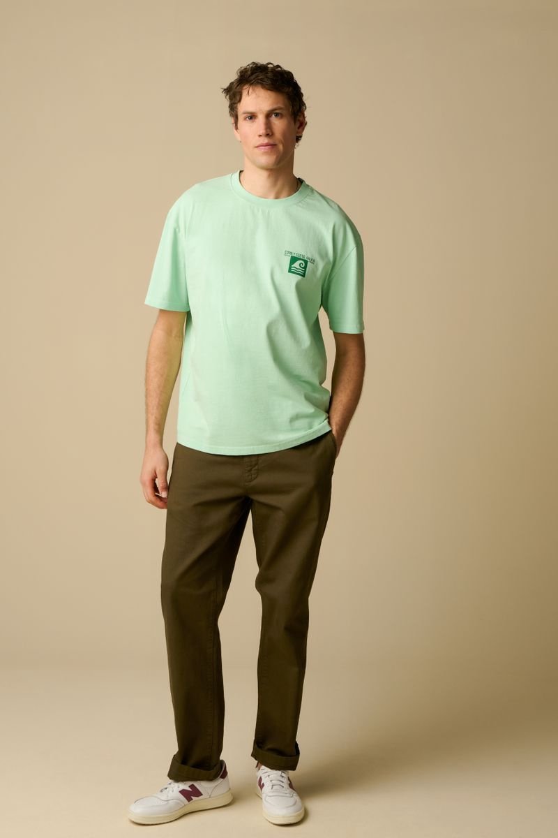 Sissy-Boy - Donkergroene mid-rise chino