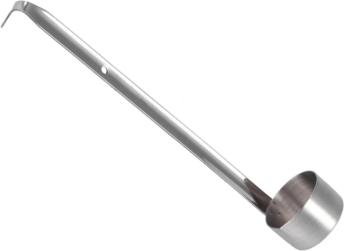 RVS Wijn Schep Drank Lepel - Wijnschenker met Trechter en Pollepel - 304 Wijn Extract - 50ML