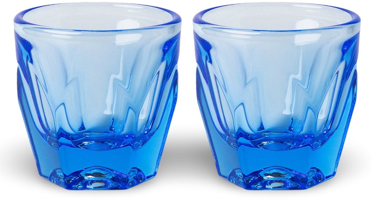 notNeutral Vero Cortado Glas - 125ml - Ocean blue- Set van 2 glazen