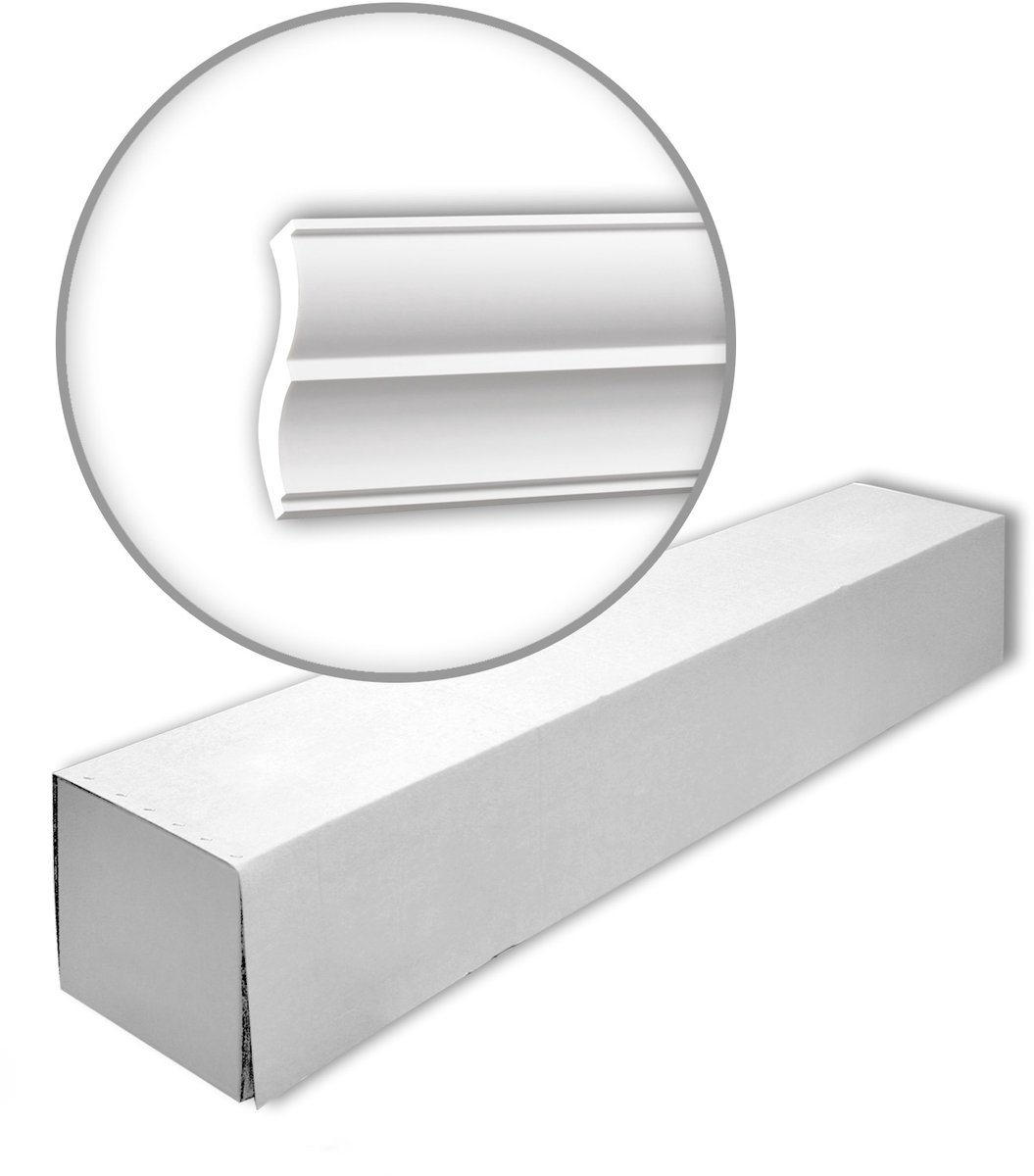 Profhome 150275 1 doos 6 stukken Kroonlijst 12 m