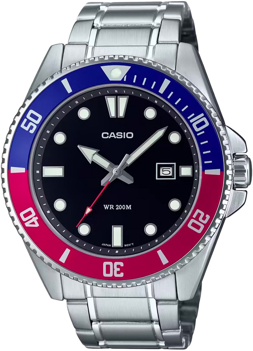 Casio Mdv-107d-1a3 Horloge Zilver Man