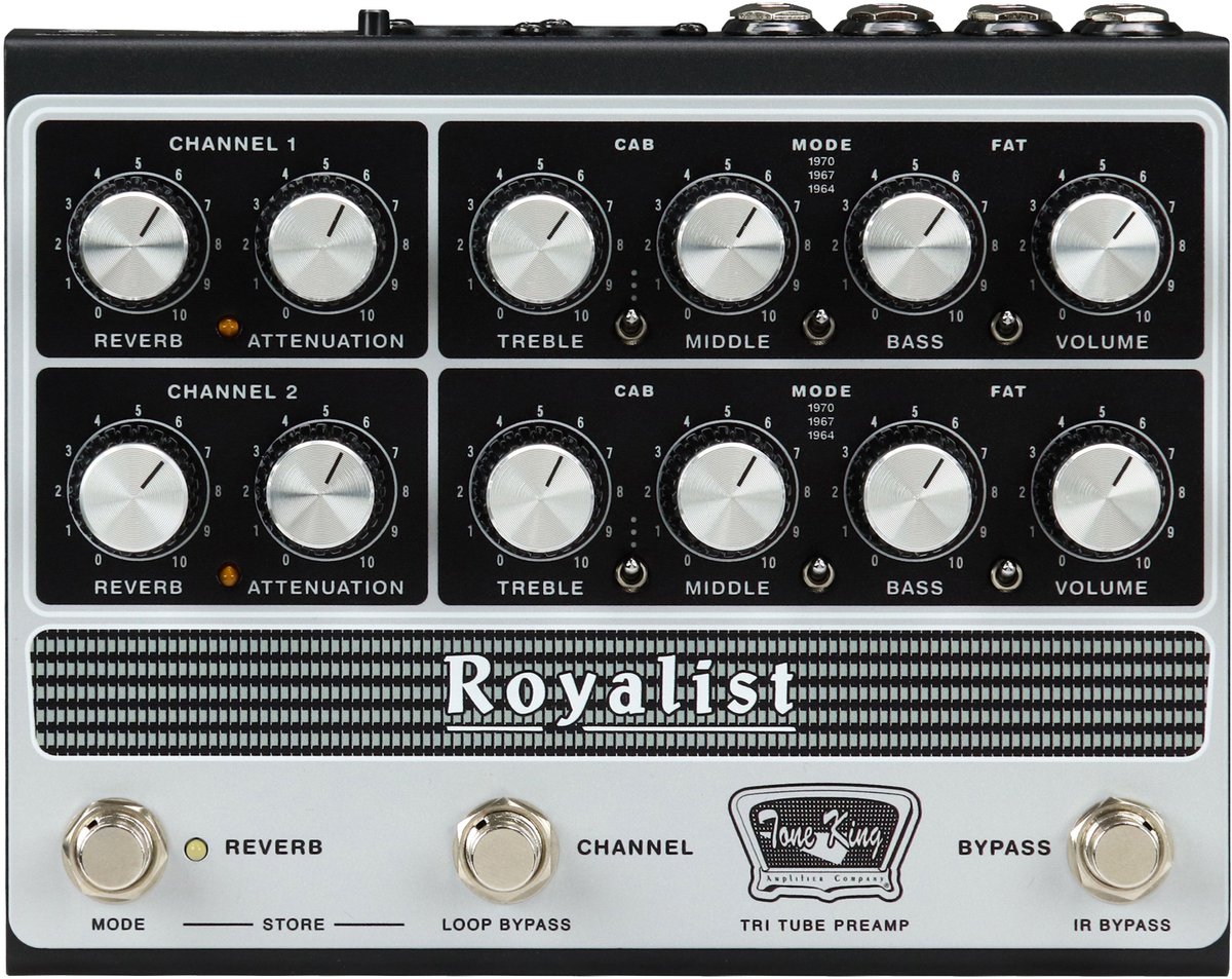 Tone King Royalist Preamp - Elektrische gitaarvoorversterker