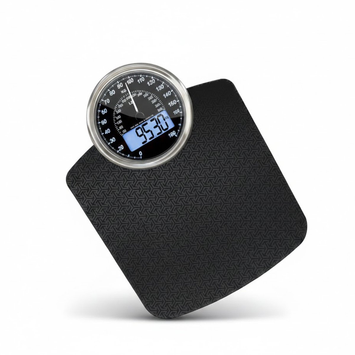 NBAP®Analoge Weegschaal - Personenweegschaal Beste Koop - Tot 180kg-Zwart