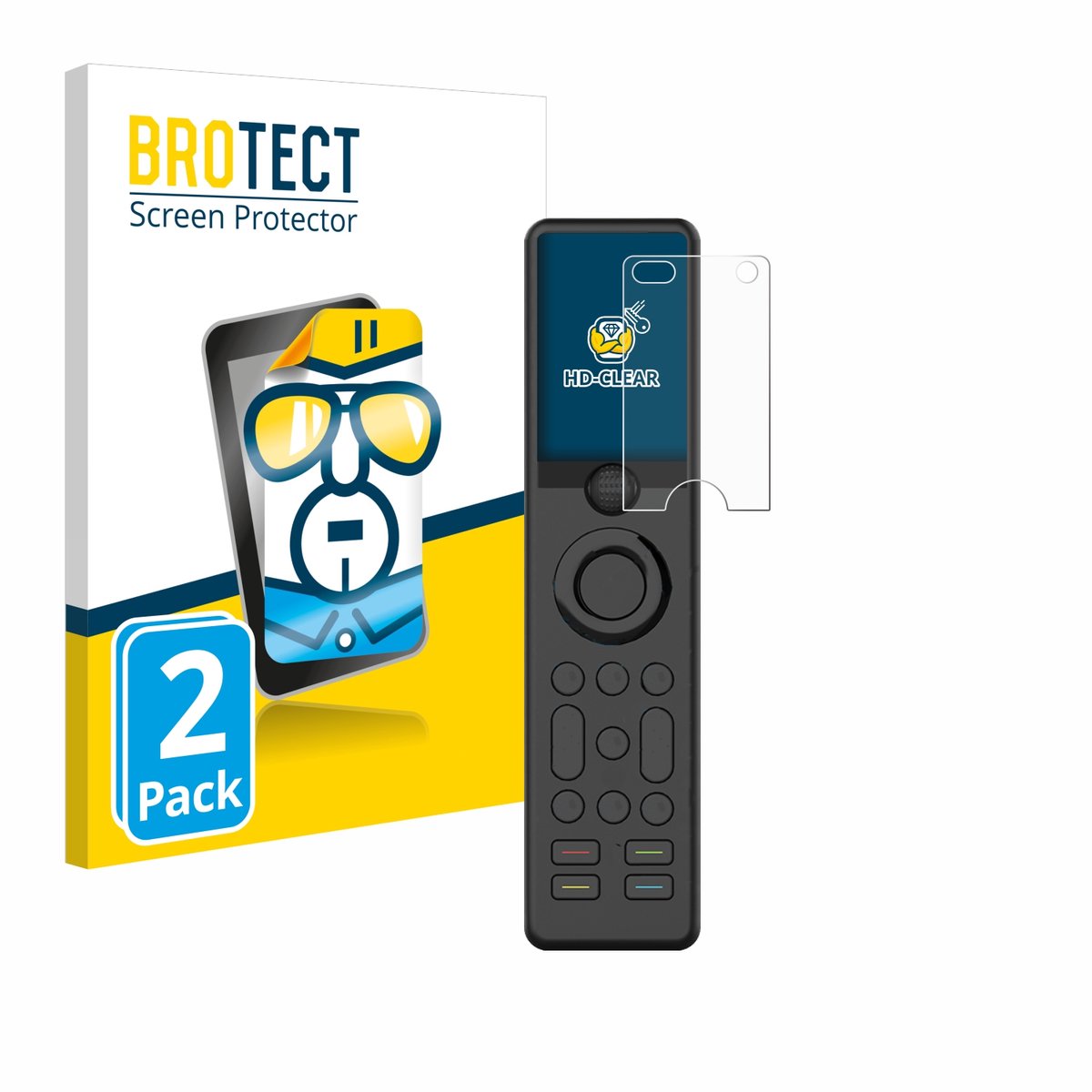 BROTECT - Screenprotector voor Sofabaton X1 - Folie Beschermfolie transparant 2 Stuks