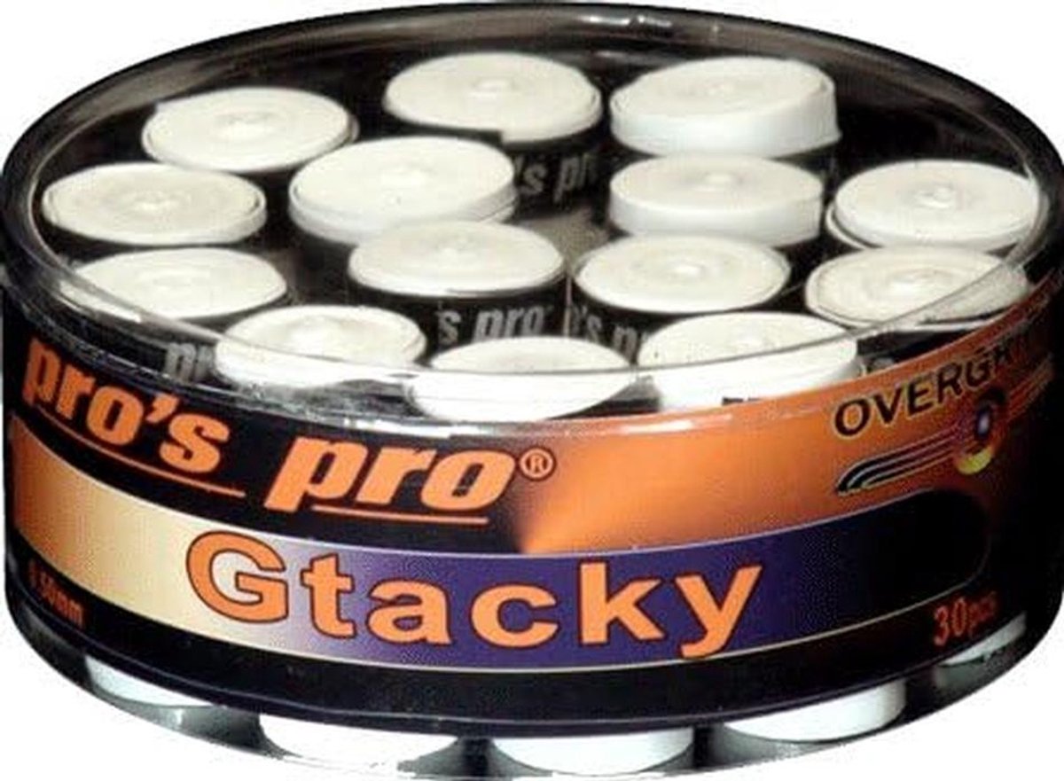 30 Stuks Hoogwaardige Witte Sportgrip voor Tennis en Padeltas