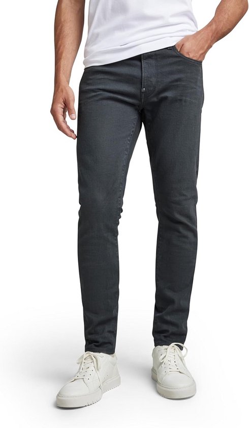 Heren Skinny Jeans Slim Fit met Versterkte Details