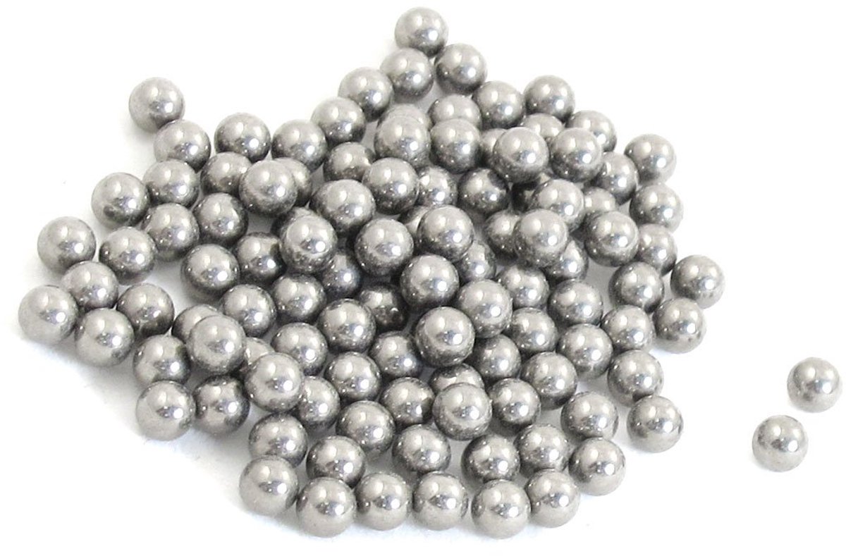 100 Stks Vervangende Onderdelen 5mm Diameter Fiets Bicyle Staal Kogellager