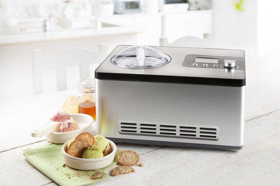Domo DO9207I - Roomijsmachine - Zelfvriezend - 2L - RVS van Merkloos — afbeelding 5