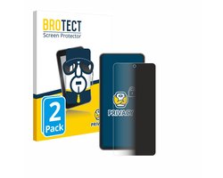 BROTECT - privacy screenprotector voor realme GT 7T - Folie Beschermfolie Blauwlichtfilter 2 Stuks