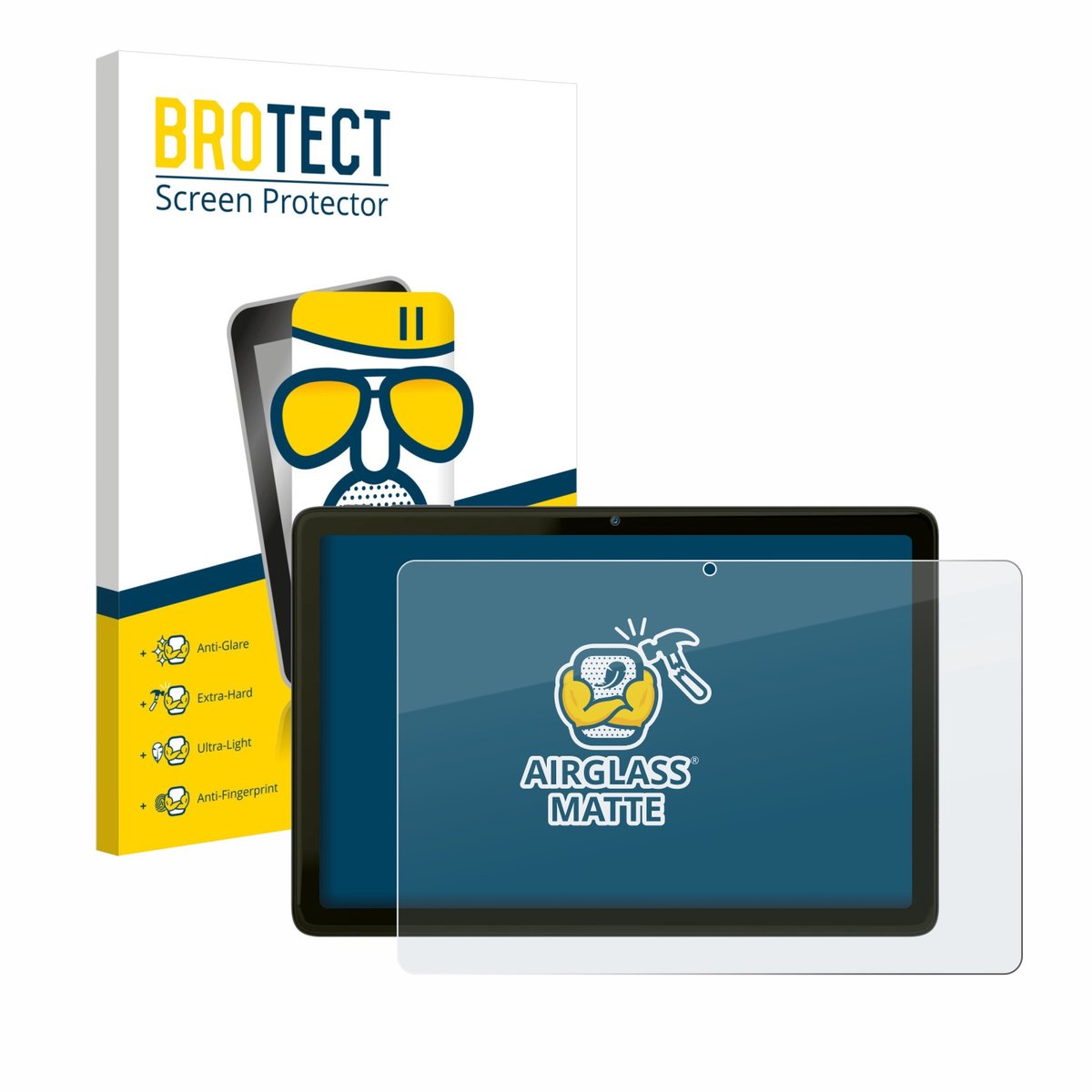 BROTECT - Screenprotector voor VALE Tablet V10A - Folie Beschermfolie Beschermglas matte