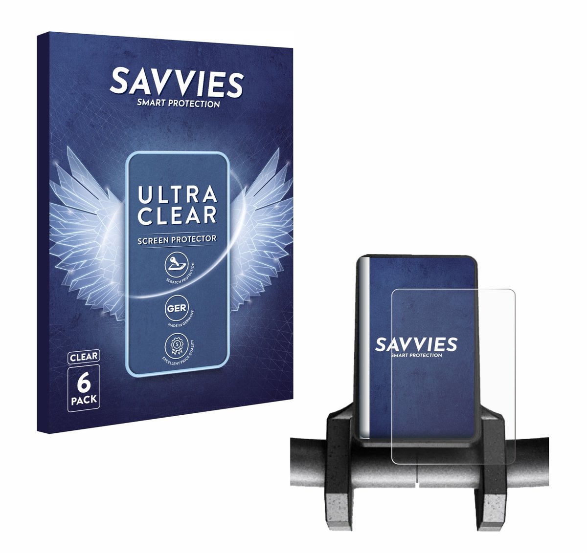 Savvies - Screenprotector voor Joyor S10-S V2 - Folie Beschermfolie transparant 6 Stuks