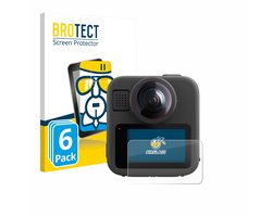 Screenprotector 6 Stuks voor GoPro Max 2 Beschermglas transparant