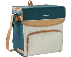 Campingaz Fold'N Cool MiniMaxi 30L Koeltas – 12x 1,5 liter – Antibacteriële voering - groen/beige/wit