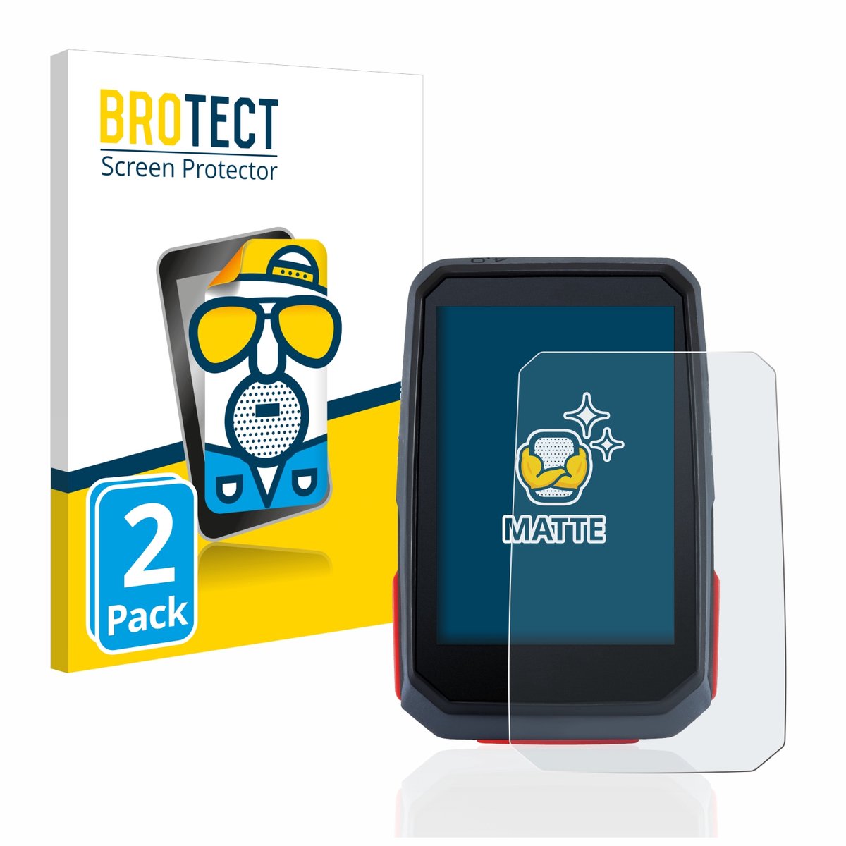 BROTECT - Screenprotector voor Sigma ROX 4.0 - Folie Beschermfolie matte 2 Stuks