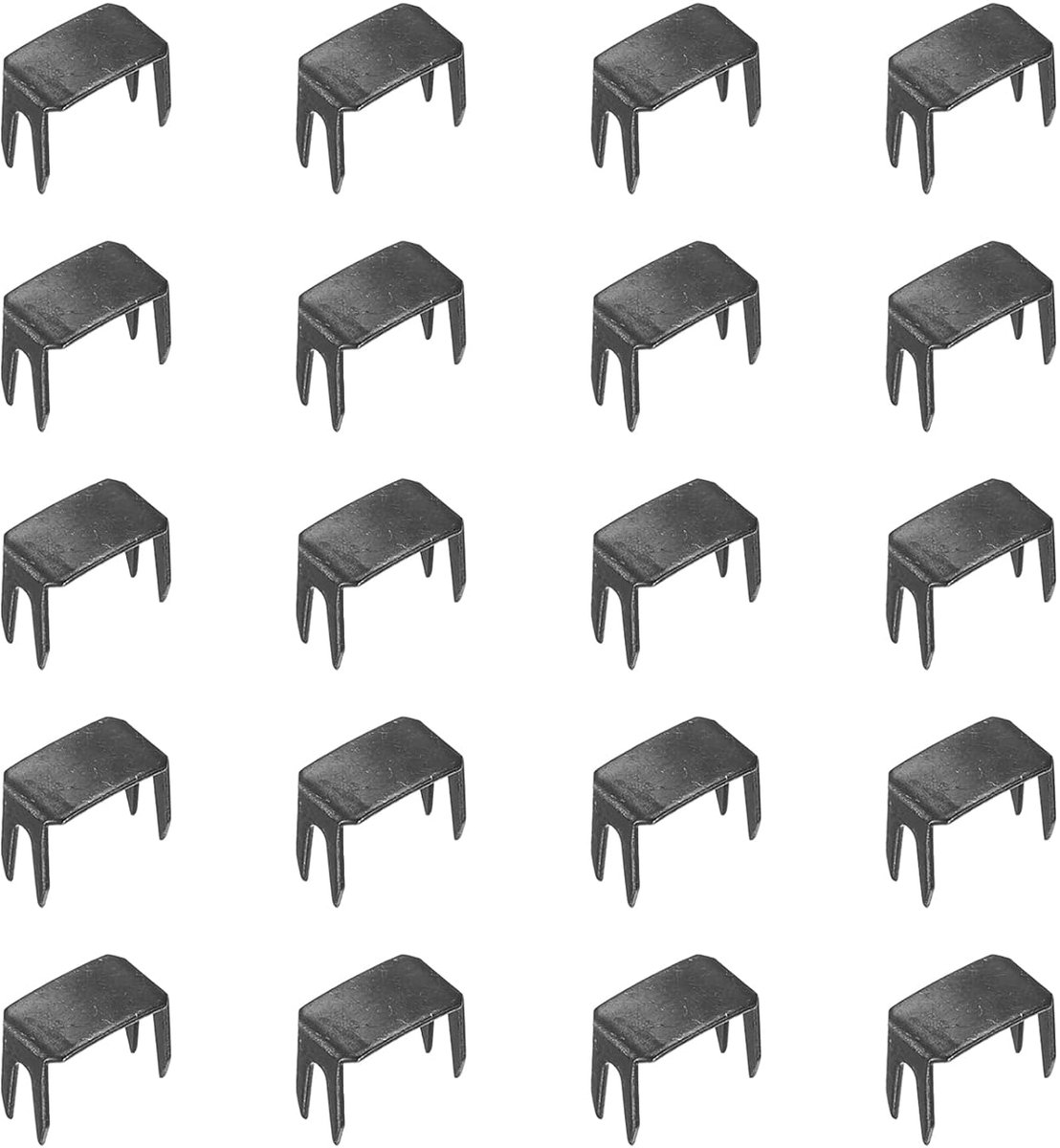 20 stuks ritssluiting stopper #10 boven- en onderkant sluitingen voor tassen zwart