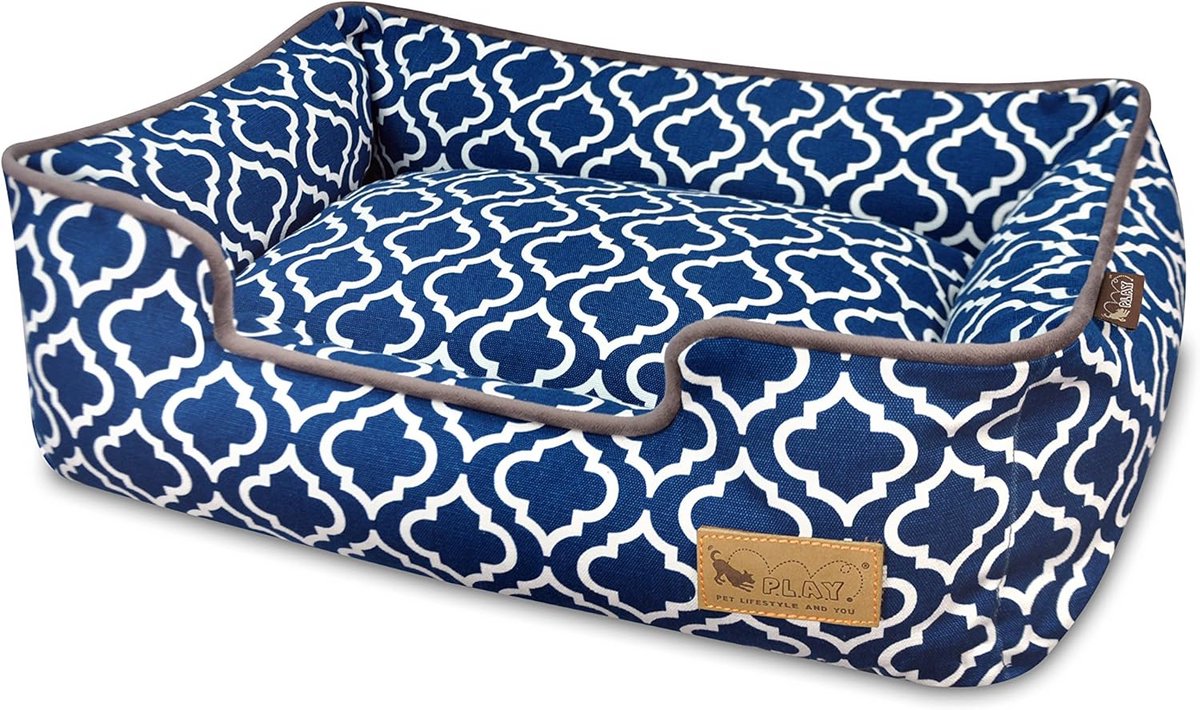 Loungebed voor Binnen en Buiten, Slaapplaats voor Huisdieren, Navy Blauw