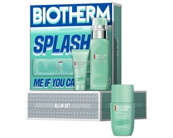 Biotherm Skin Fitness Set Voor Mannen: SPLASH ME IF YOU CAN – AQUAPOWER SET, Inclusief Aquapower Advanced Gel 75ml, Aquapower Cleanser 40ml, Aquapower 48H Deo Roll-On 75ml