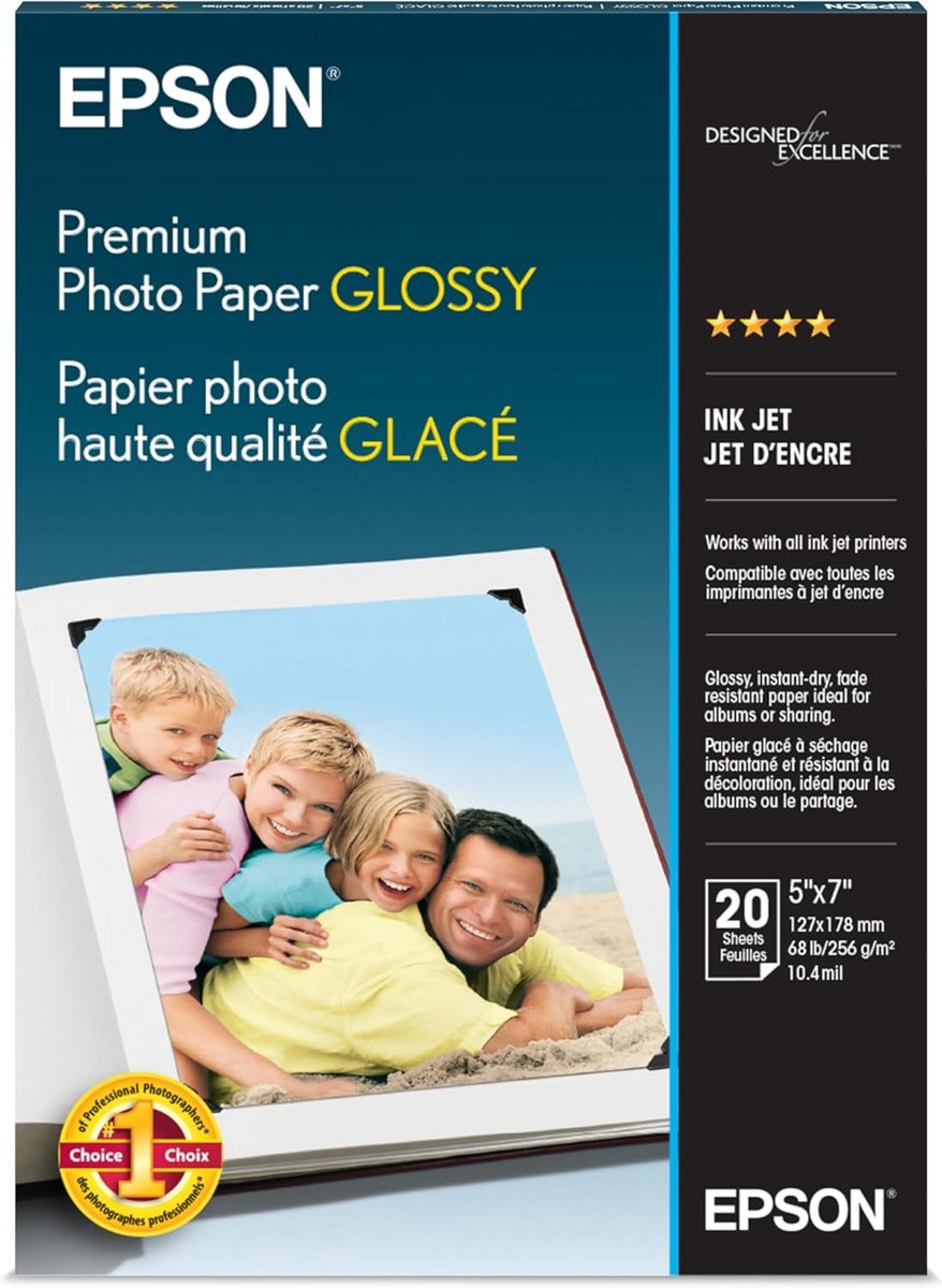 Hoogglans Fotopapier voor Professionele Prints 5x7 Inch 20 Vellen