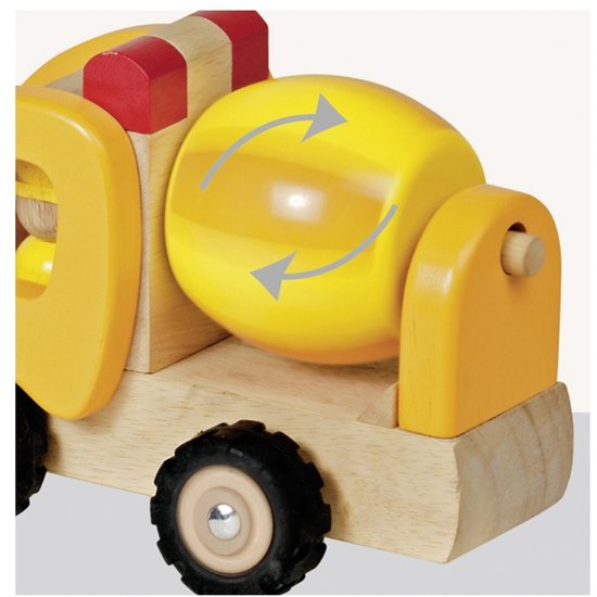 Goki Houten Beton Mixer van goki — afbeelding 4
