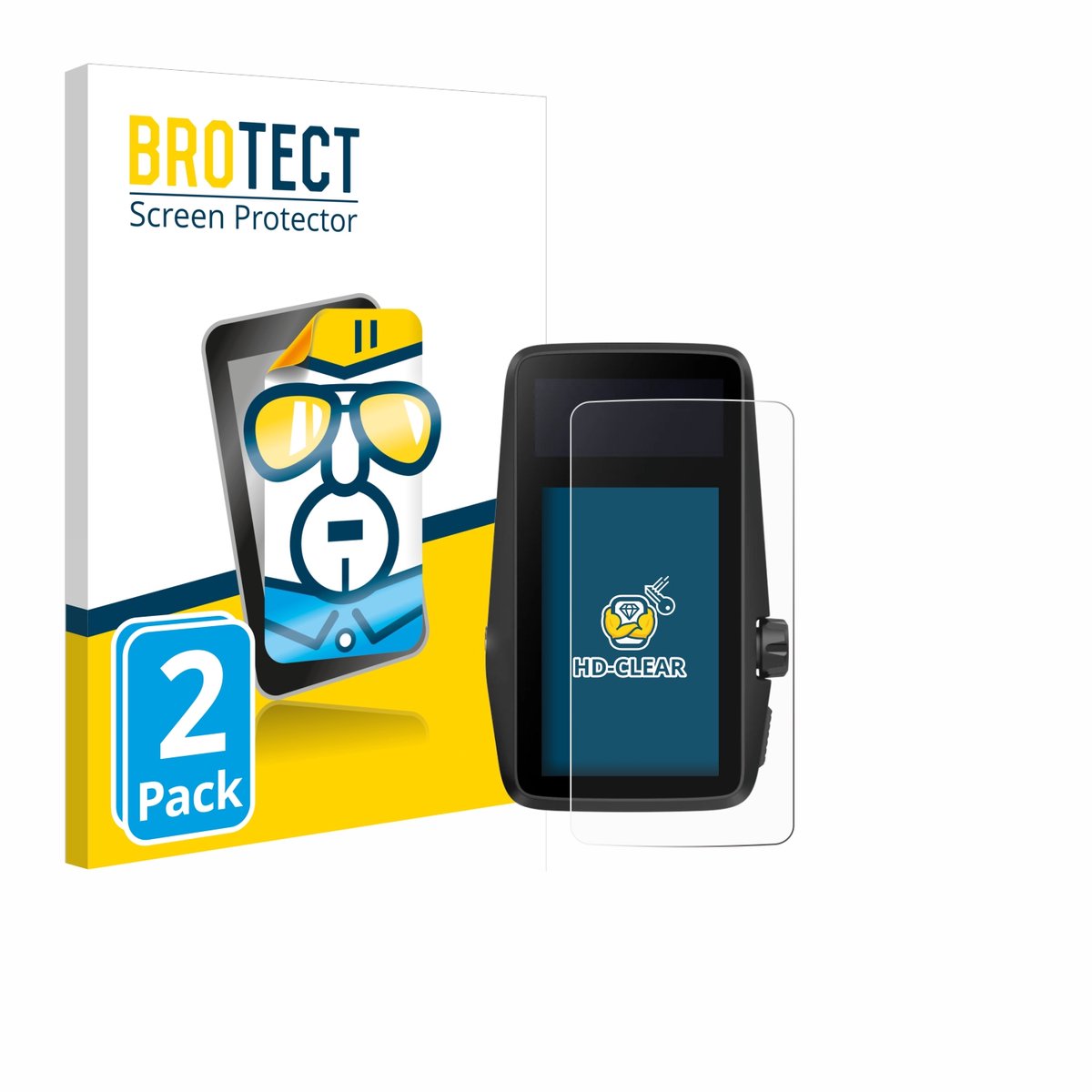 BROTECT - Screenprotector voor Coros Dura - Folie Beschermfolie transparant 2 Stuks