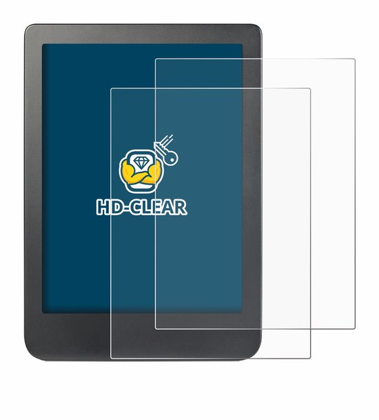 BROTECT - Screenprotector voor Kobo Clara HD (6") / BW / Colour - Folie Beschermfolie transparant (2 Stuks) van BROTECT — afbeelding 5
