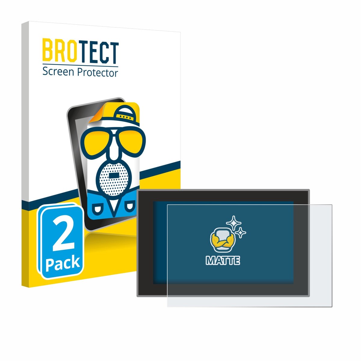 BROTECT - Screenprotector voor Dacia Duster 3 2025 - Folie Beschermfolie matte 2 Stuks