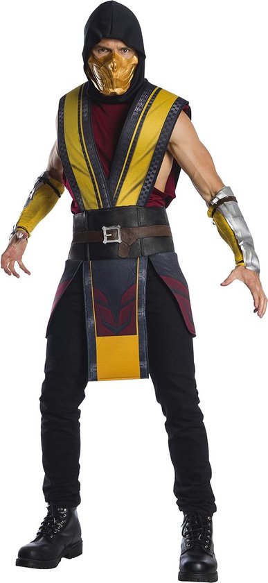 Scorpion Kostuum Mortal Kombat 11 Heren - Compleet Carnaval of Halloween Kostuum