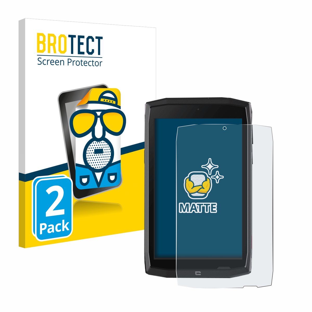 BROTECT - Screenprotector voor Crosscall Core T4 - Folie Beschermfolie matte 2 Stuks
