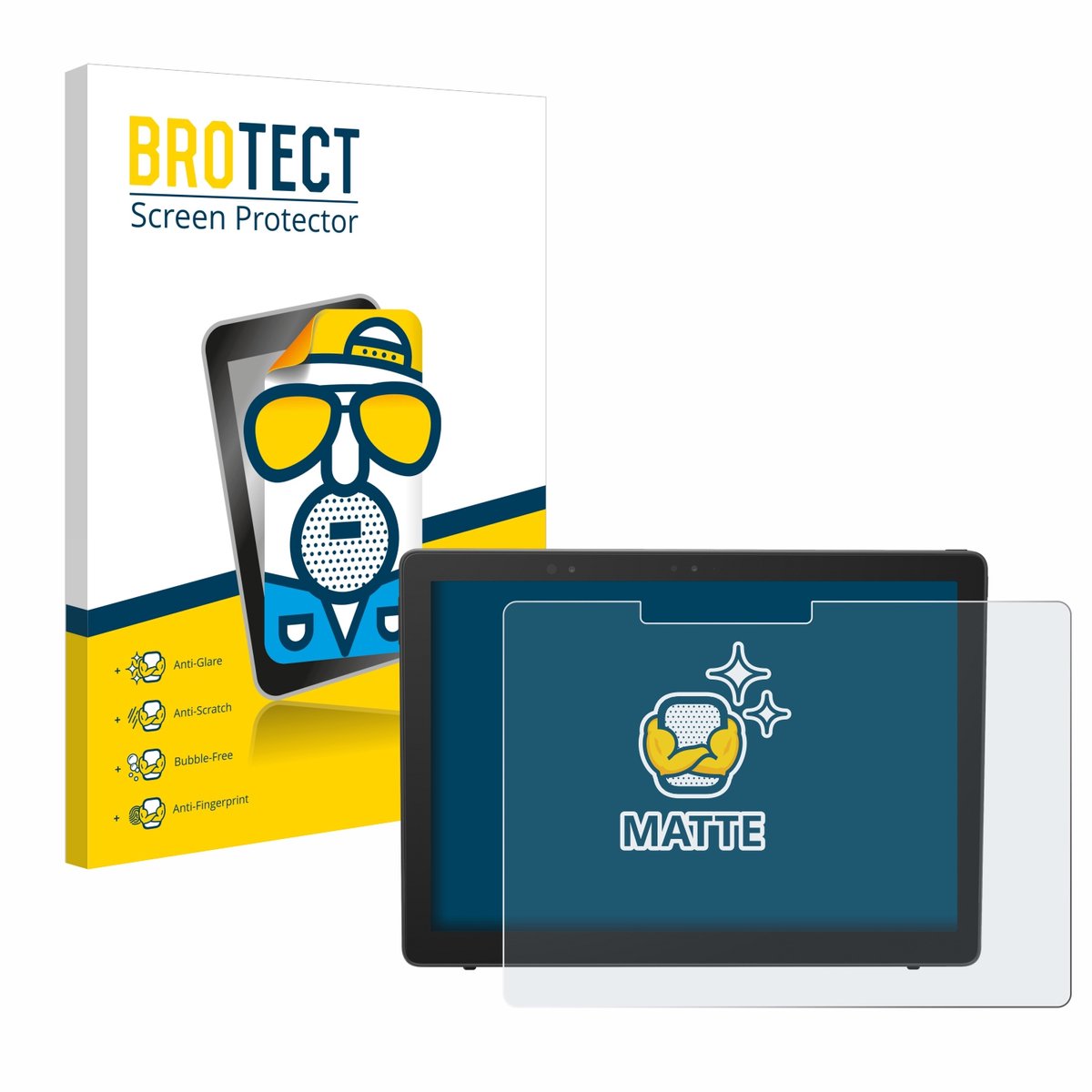 BROTECT - Screenprotector voor Dell Latitude 5290 2-in-1 - Folie Beschermfolie matte