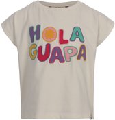 LOOXS Little Meisjes T-Shirt - Maat 92 in de kleur Wit van 95% cotton 5% elastane - 2612-7437-004