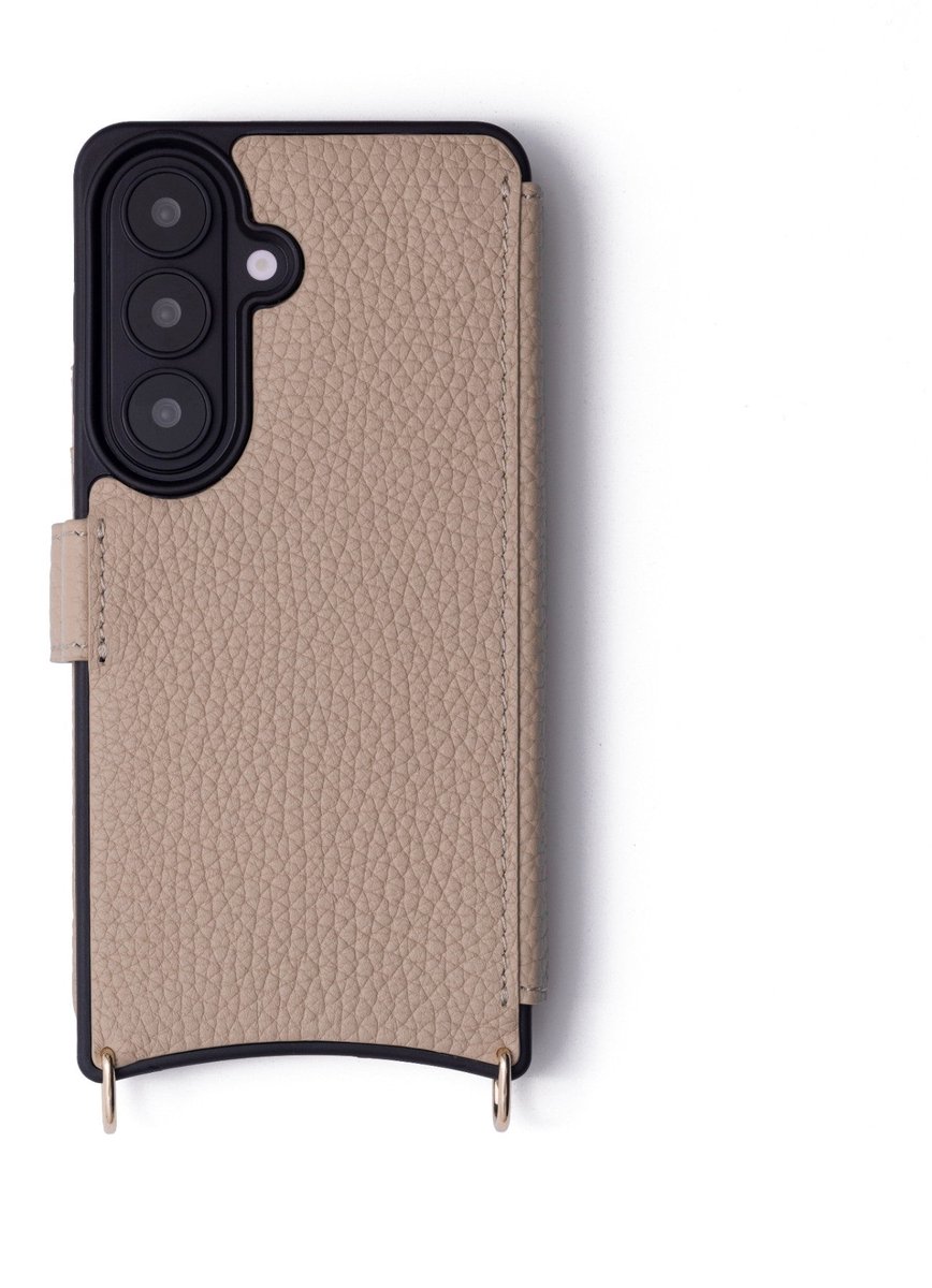 Dutchies Bookcase - Beige - Hoesje geschikt voor Samsung S26 ULTRA (no pen recess) - Telefoonhoesje Met Pasjeshouder