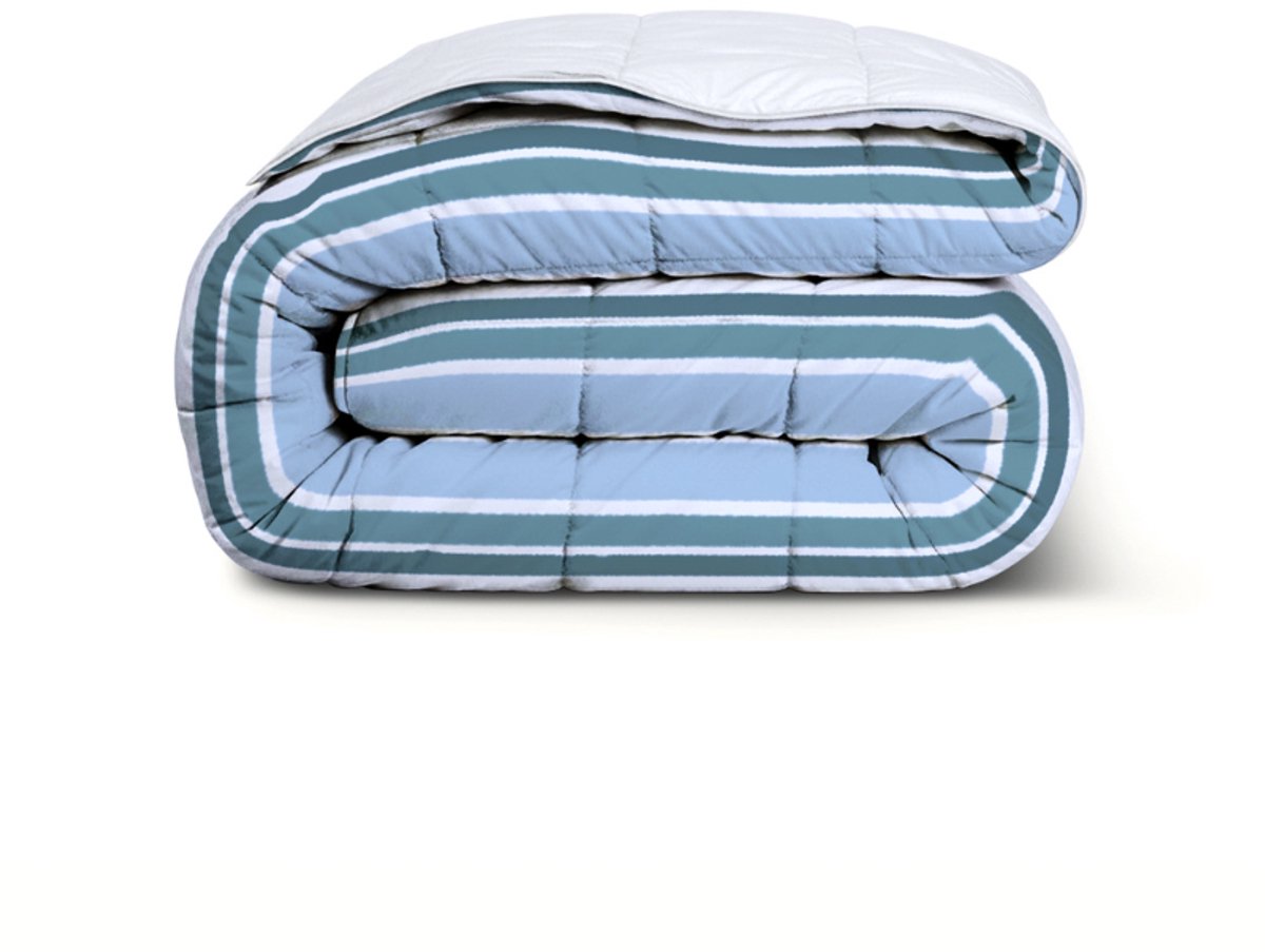 Dekbed-Discounter - Fresh and Co Dekbed Zonder Overtrek 200 x 200 cm - Wasbaar dekbed - Wasbaar op 40 graden - Verkoelend dekbed - Navy