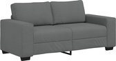 vidaXL - 2-zitsbank - 180x77x82 - cm - stof - donkergrijs
