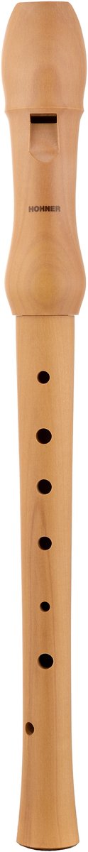 HOHNER blokfluit, Musica Line, Duitse vingerzetting, tweedelig, licht perzikhout.