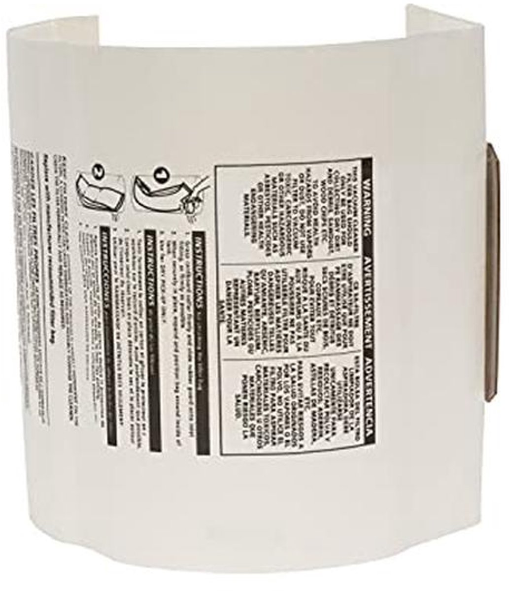 Stofzuigerfilter 5 Gallon voor Hang-Up Stofzuigers