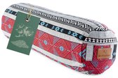 #DoYourYoga Tarik Cylindre traversin de yoga à l'épeautre bio (KBA), housse lavable en 100% coton, 68 cm x 22 cm, coussin yoga méditation / assis / coussin zafu pour Yin Yoga