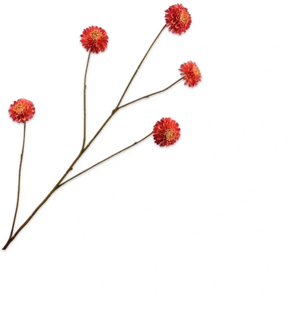 Buitengewoon Boet Kunstbloem Dahlia Rood - 90 cm