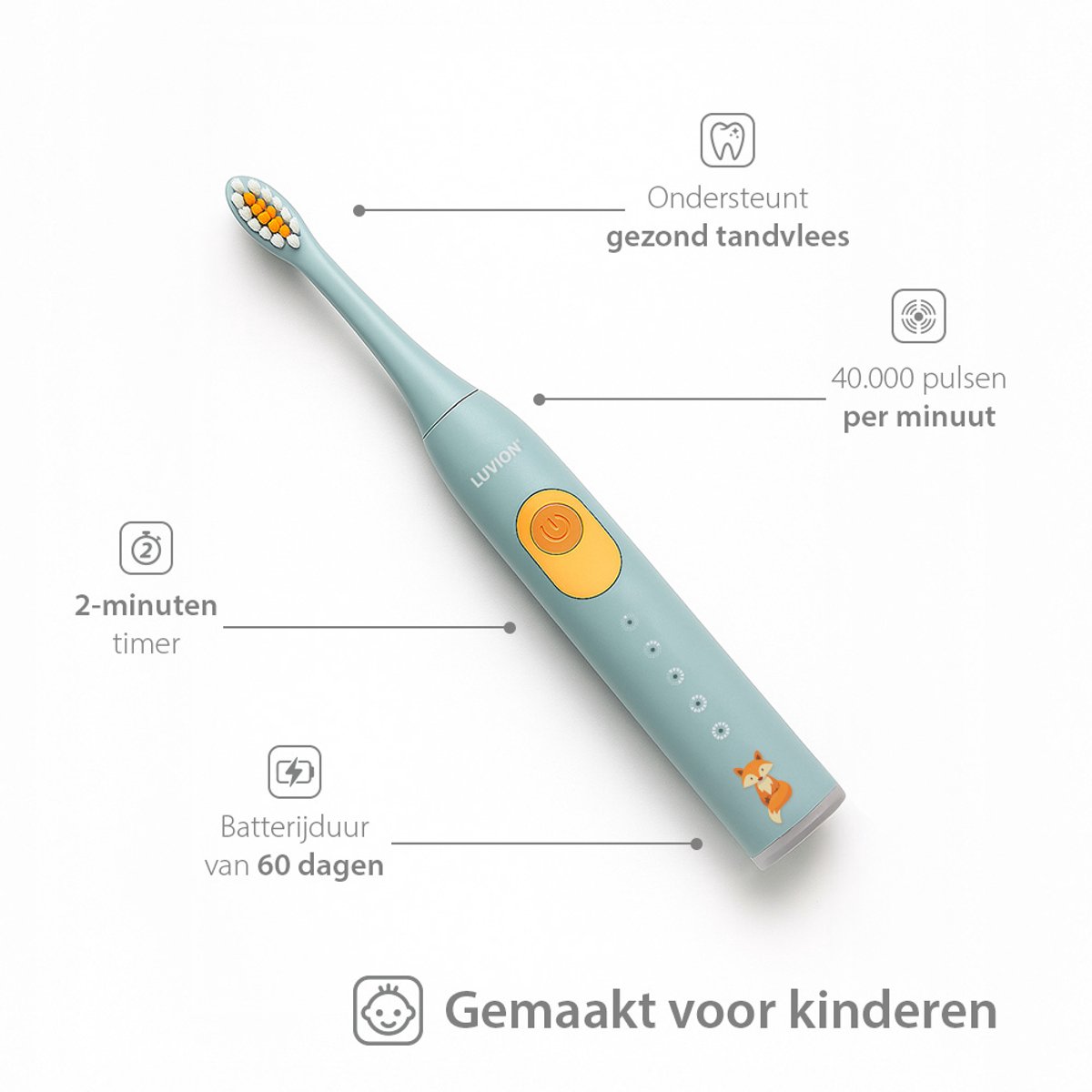 LUVION 500S Elektrische Tandenborstel met 5 Poetsstanden - afbeelding 2