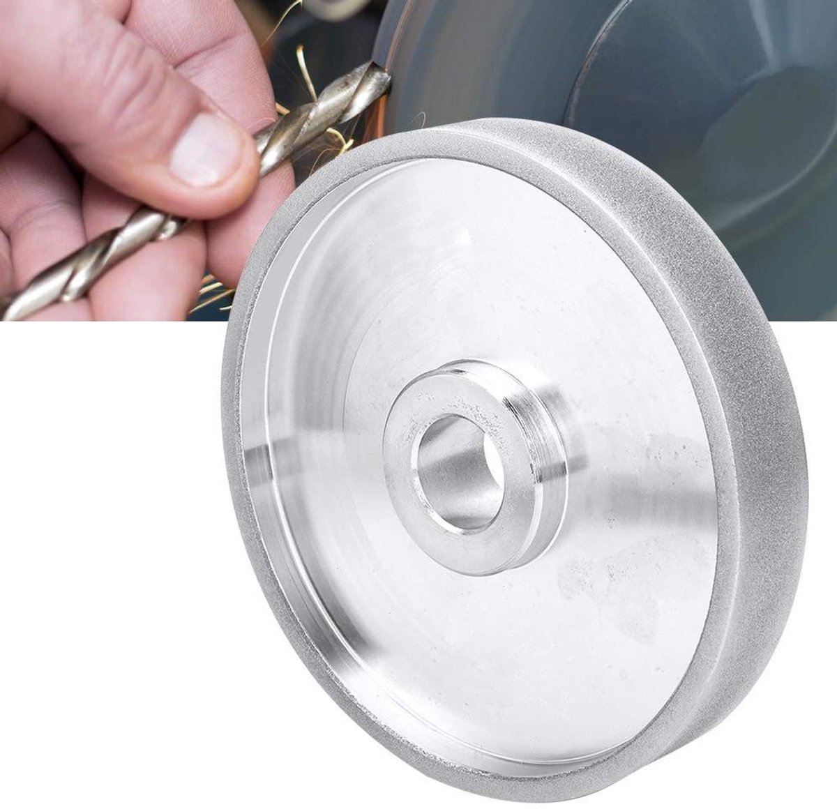 Allecto - Slijpschijf diamant 150 mm - CBN-slijpschijf - Voor metalen slijpgereedschap - Accessoires - Geschikt voor alle merken-Precisie slijpschijf.