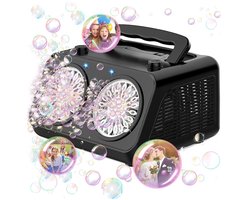 Bellenblaasmachine - Automatische Machine voor Feesten en Evenementen - Inclusief Vloeistof - Zwart