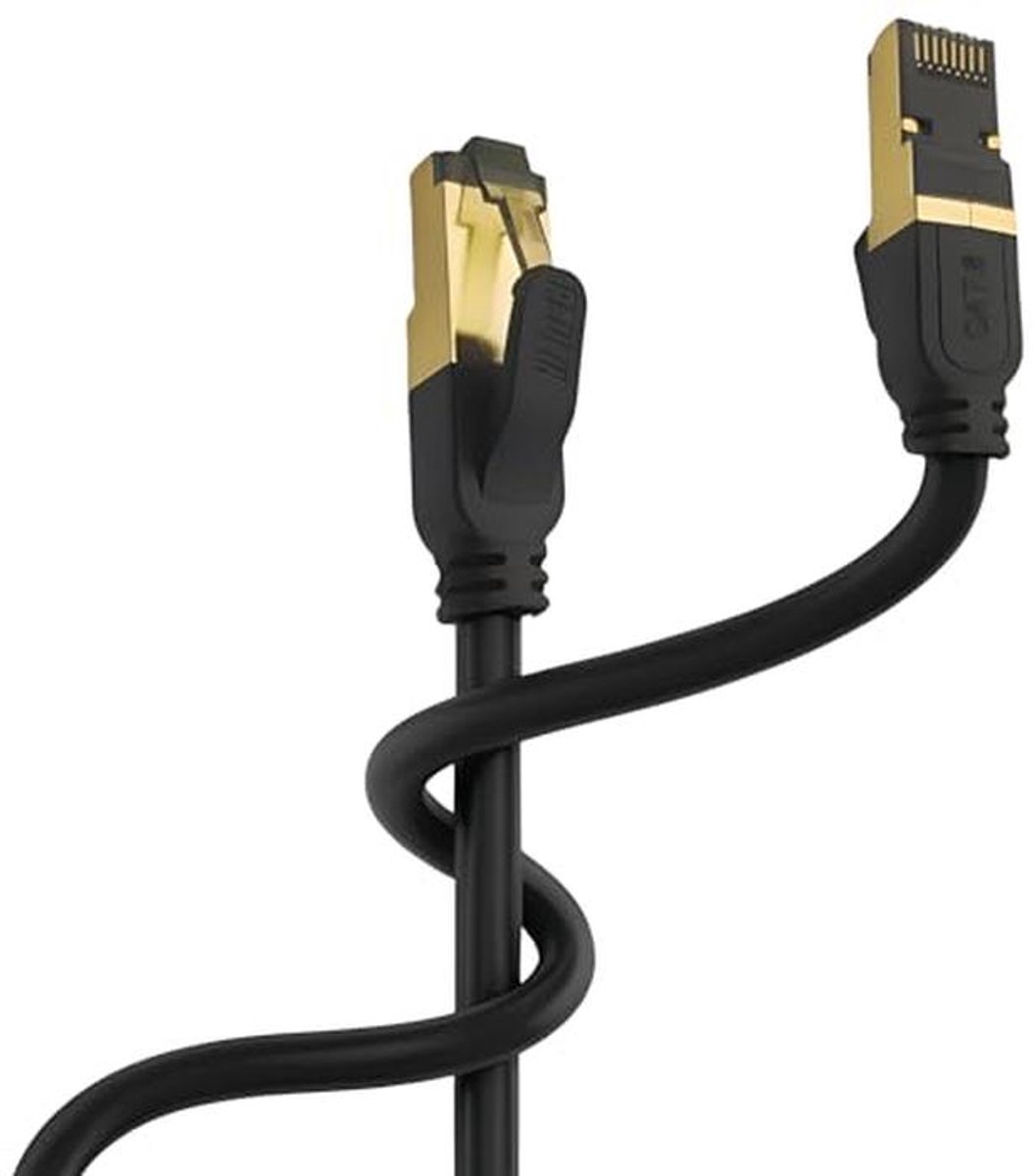 Hoge Snelheid CAT 8 Ethernet Kabel - 40G LAN RJ45 Netwerk Patchkabel voor Switch, Router, Gameconsole, Smart TV, PC (1.5 Meter)