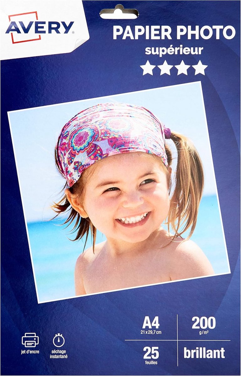 Hoogglanzend Fotopapier A4 voor Inkjetprinters - 200 g/m exttrademark - 25 Vellen