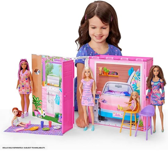 Barbie 65-jarig Jubileum Met 4-kamer Appartement Meubels En Pop Roze — afbeelding 4