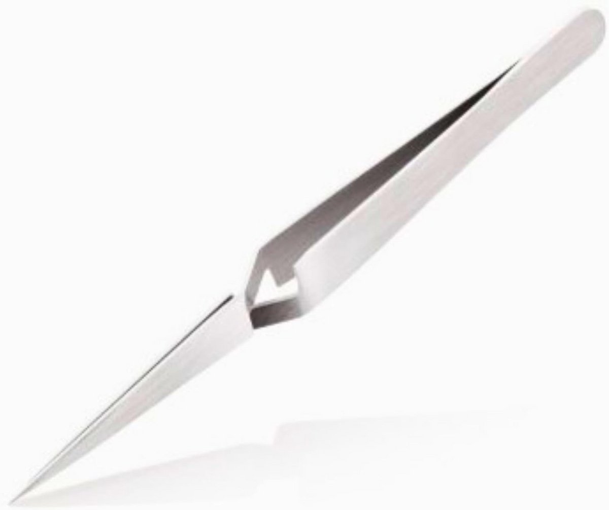 Professionele X Pincet voor Wimperverlenging - Roestvrij Staal, Antistatisch