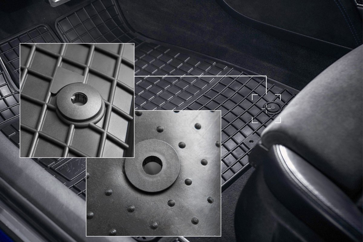 Wielganizator SolidPRO - Auto Vloermatten - Zwart - Volvo XC60 - Op Maat – foto 2
