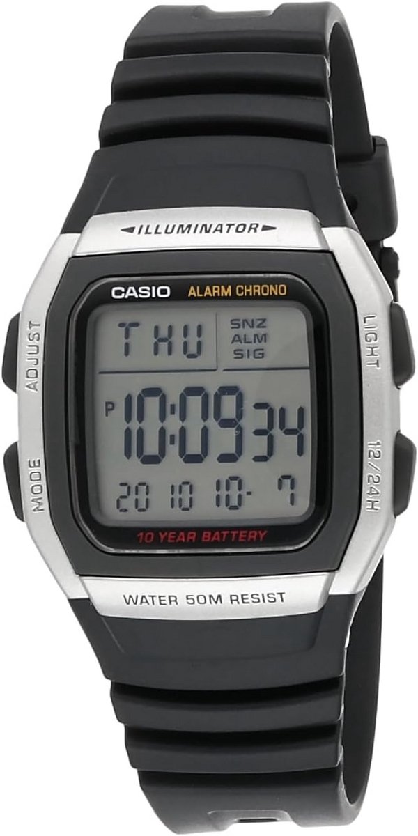 Digitale Herenhorloge met Quartz Uurwerk en Hars Band